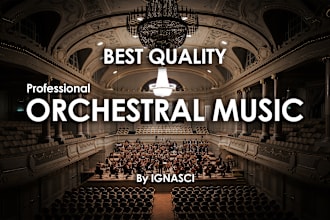 compose professional orchestral or cinematic music for your project