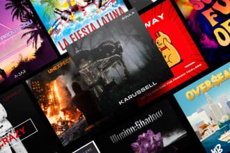 create your cd album cover, ready for spotify and itunes