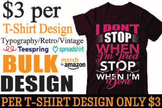 make bulk,trendy,custom,and typo tshirt for pod
