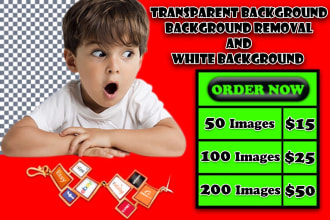 do 100 images white background on 24 hour