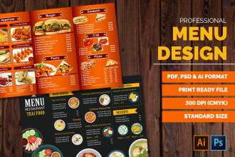 design restaurant menu food menu drink menu