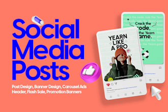 design creative banners for ads, websites, and social media