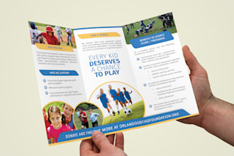 design amazing corporate brochure or pamphlet