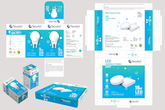 design clean professional product or packaging in any size