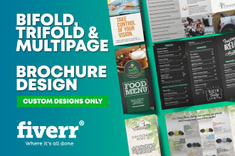 design your bifold, trifold, pamphlet or brochure