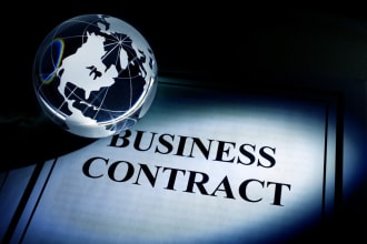 write report on uniform rental contract for savings