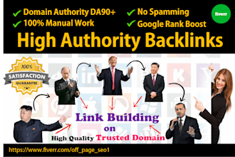boost your rank using 250 da90 high authority backlinks
