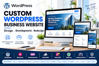 design and develop a custom wordprerss business website