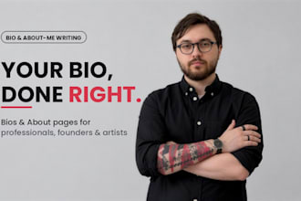 write your professional or artist bio