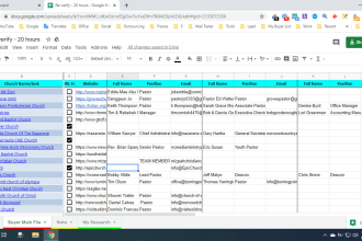 be your virtual assistant for data entry, data mining and web research