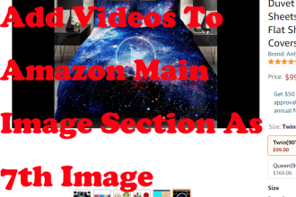 add upload amazon video as listing 7th image no brand registration required