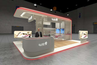create 3d innovative exhibition stand concepts