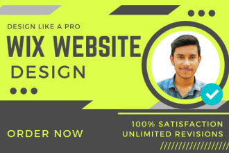 create wix website design or redesign wix or wix velo