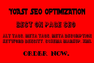 do complete wordpress yoast SEO for better google ranking