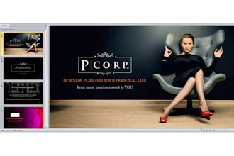 design powerpoint presentation PPT pitch deck