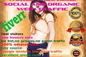 drive adsense safe genuine web traffic with low bounce rate