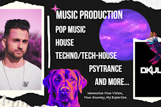 be your pop, house and techno music producer