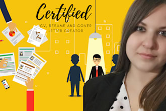 create an attractive resume, CV or linkedin