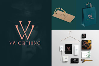design luxury monogram, boutique, urban clothing and fashion brand logo