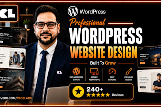 design a wordpress website, business wordpress website, web design