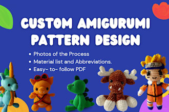 create a PDF crochet pattern for your amigurumi design