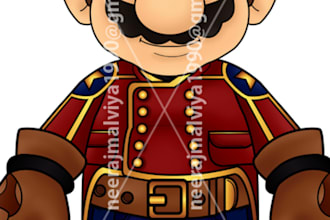 design any kind of 2D character