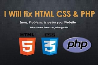 fix errors or bugs of your website