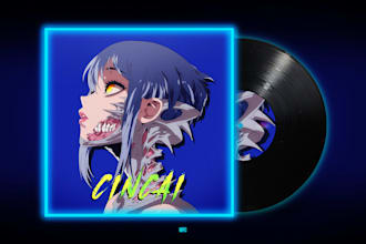 create custom anime album cover art that grabs attention