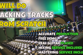 do backing tracks from scratch