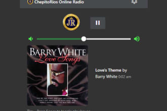 build browser extension for internet radio