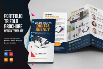 design professional trifold brochure