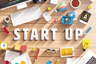 create a startup strategy including market research