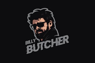 do simple minimalist vector portrait avatar of your photo
