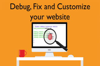 debug, fix and customize your website