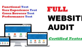 test your application functionality and UX recommendation