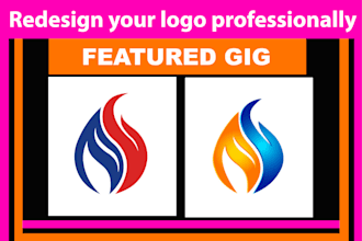 design modern minimalist logo or redesign