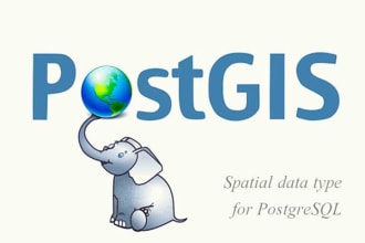 do any work related to postgresql or post gis