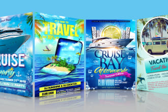 do cruise party, travel, tour, summer, beach, party, flyers
