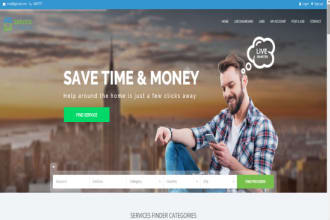make a service finder b2b business provider and  listing website like urbanclap