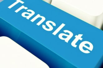 translate 600 words from english to french in 1 day