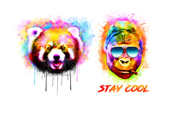 do amazing trendy watercolor graphic t shirt design