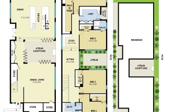 do 2d floor plans architecture and renderings in sketchup and autocad