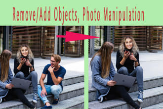 add remove people, do photo editing with photoshop