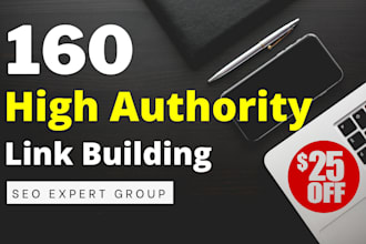 60 high authority link building, SEO backlinks