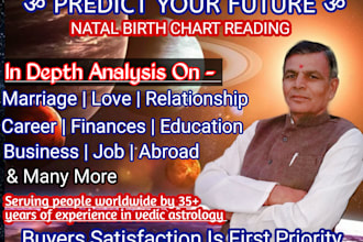 do birth chart readings and predict your future using vedic astrology