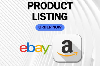 list your products on amazon and ebay