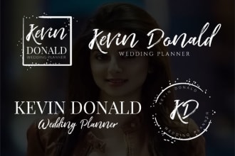 design lettering logo elegant font brush in 8 hours