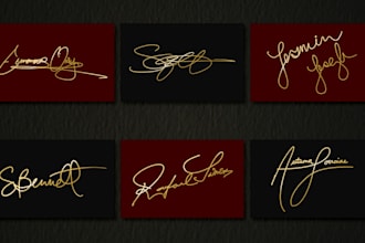 convert your handwritten signature into digital design file
