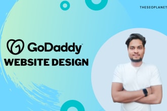 design or redesign your godaddy website