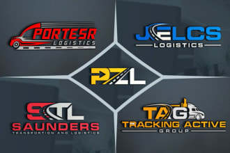 design trucking and logistics logo